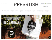 Tablet Screenshot of presstish.com